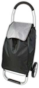 HomeLife Nákupní taška na kolečkách CARRY 53 litrů černá