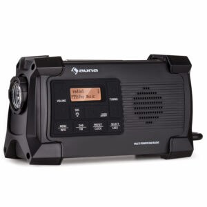 Auna Patagonia DAB+ Outdoorové rádio DAB / DAB+ / FM Ruční nabíjení USB SOS alarm vodotěsné