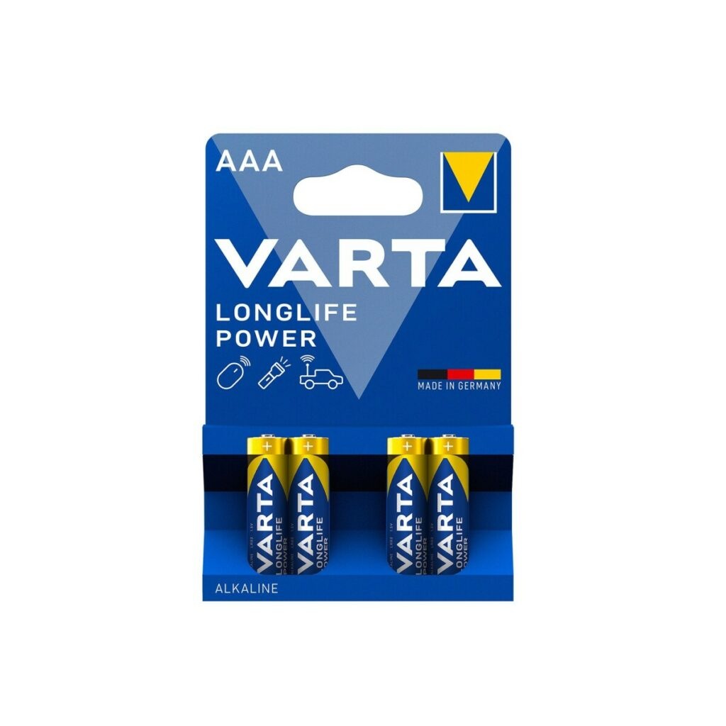 Sada 4 alkalických baterií VARTA